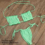 Sexy Micro Women Bikini 2020 Mujer Swimsuit Bandeau Bikinis Set Two-piece Swimwear Push Up Bathing Suit Female Beachwear Biquini