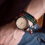 Men Zebra Wood  Luxury Brand montre homme Quartz Wristwatches Male Clock Simple Ultra-thin Dropshipping