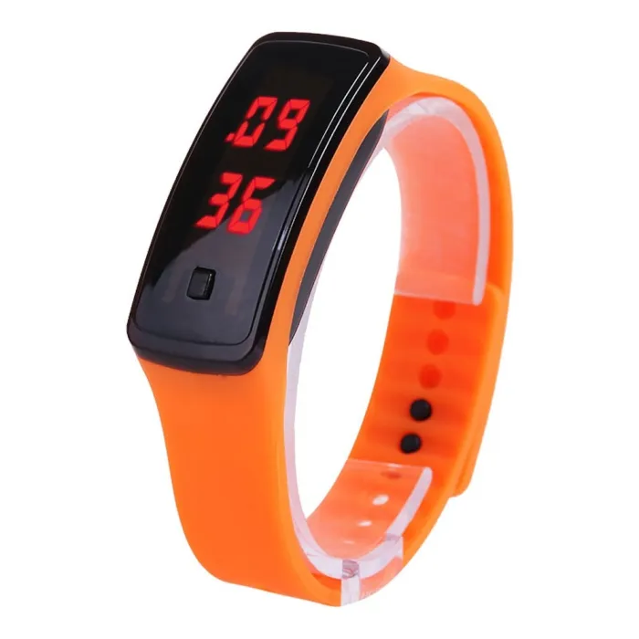 Fashion Sport LED Women Watches Candy Color Silicone Rubber Touchscreen Digital Watches Waterproof Bracelet Wrist Watch H9