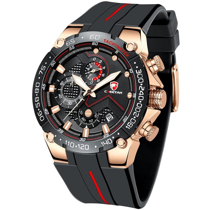 New Mens Watches CHEETAH Top Luxury Brand Chronograph Waterproof Quartz Watch for Men Date Sports Clock Male