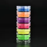 6 Color/Sets Lasting Fluorescent Matte Eyeshadow Neon Pigment Powder Halloween Decoration Eyeshadow Palette Beauty Glazed