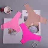 Hot Silk Sexy Women Thongs g string Seamless Panties Female Underwear Tanga Panties Low-Rise Lingerie Panty Intimates 1pcs ac125