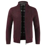 Men Warm Thick Fashion Business Casual Sweater Cardigan Men Brand Slim Fit Knitwear Outwear Warm Winter Sweater Jumper