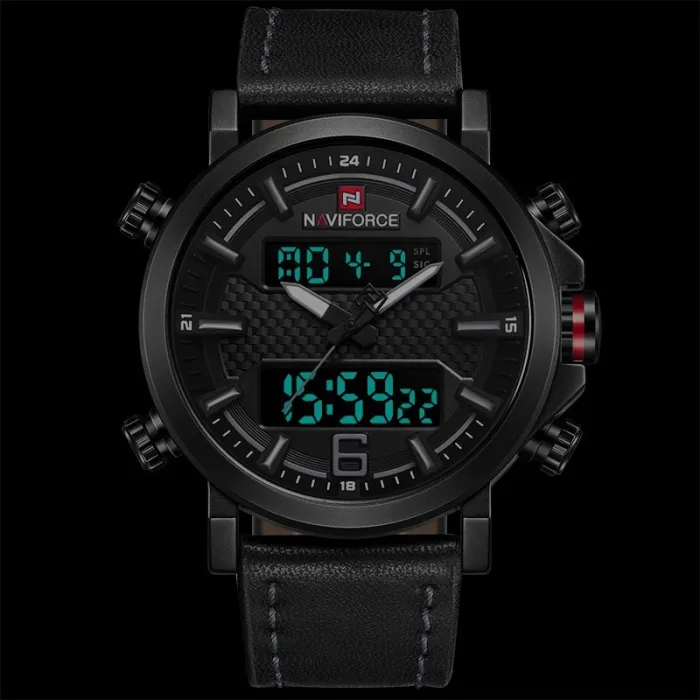 Top Luxury Brand Dress Quartz Mens Watches LED Date Analog Digital Watch Men Fashion Sport Clock