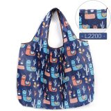 Reusable Shopping Bags Foldable Large Size Shopping Bags Totes Heavy Duty Washable Cloth Grocery Bags Eco-Friendly Ripstop