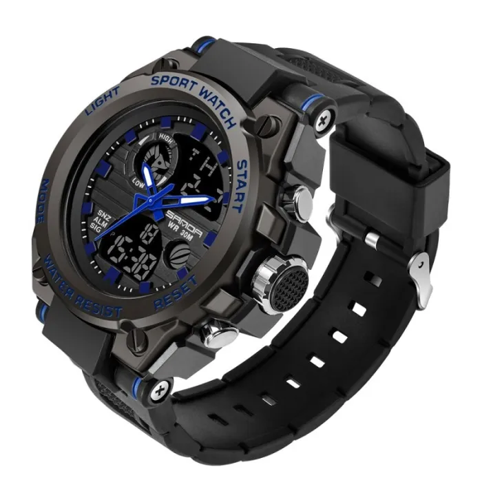 Waterproof Alarm Mens Watches Top Brand Luxury  Digital Led Sports Watch Men Clock Wristwatch