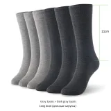 Bamboo socks solid color men socks 6pairs/lot man long boot business socks UK SIZE 7-11 EUR SIZE 40-46