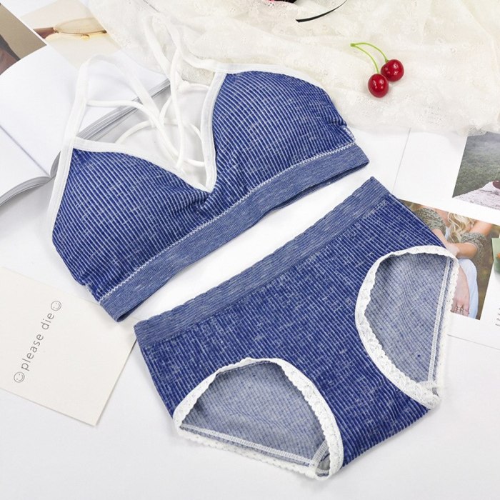 Seamless Active Bra  Set Fashion Bra Briefs Set For Women Lingerie Push Up Bralette With Pads Free Siz Sports Underwear Set