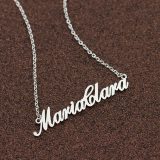 Stainless Steel Choker Custom Name Necklace Personalized Jewelry Men Handmade Nameplate Pendant Necklaces Women Best Friend Gift