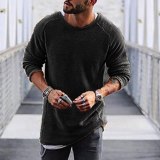 New Autumn New Casual Solid O Neck Thick Sweater Men Pullover Sweaters Casual Jumper Male Knitted Korean Style Clothes Plus Size
