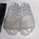 2020 womens clear jelly fashion Flip Flops luxe transparent PVC slides sandals flats designer slippers with box dust bags