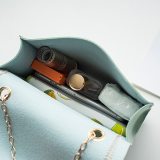 Stitching women's summer shoulder bag chain PU leather ladies messenger bag female small square bag clutch bags 2020 handbags