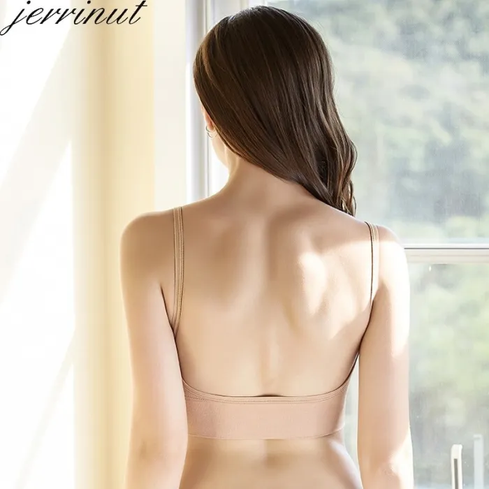 Jerrinut Sexy Bra Underwear Bas For Women Bralette Seamless Padded Bra Lingerie Cotton Wireless Fitness Tops Brassiere Bra