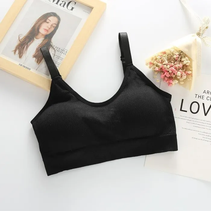 Jerrinut Sexy Bra Underwear Bas For Women Bralette Seamless Padded Bra Lingerie Cotton Wireless Fitness Tops Brassiere Bra