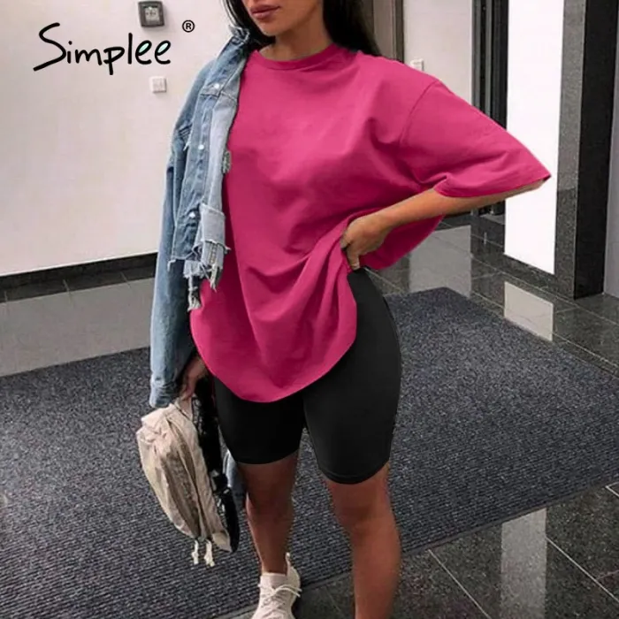 Casual solid outfits women's two piece suit with belt Home loose sports tracksuits fashion bicycle suit summer hot 2020