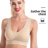 Top selling Bras Plus Size 5XL Seamless Bra Sexy Wire Free Top Lingerie Breathable BH Women deep v-neck backless body sexy bra
