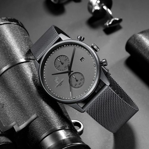 New CHEETAH Brand Men Watches Chronograph Quartz Watch Men Stainless Steel Waterproof Sports Clock Watches Business