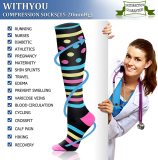Men Women Antifatigue Compression Socks Flight Travel Stocking 15-30 MmHg Fit For Nurses, Pregnancy, Varicose Veins Relief Socks