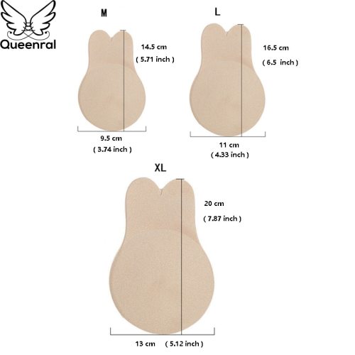 Queenral Dropshipping VIP Strapless Bra Self Adhesive Invisible Push Up Bras For Women Wireless Bralette Party Stick Bralette