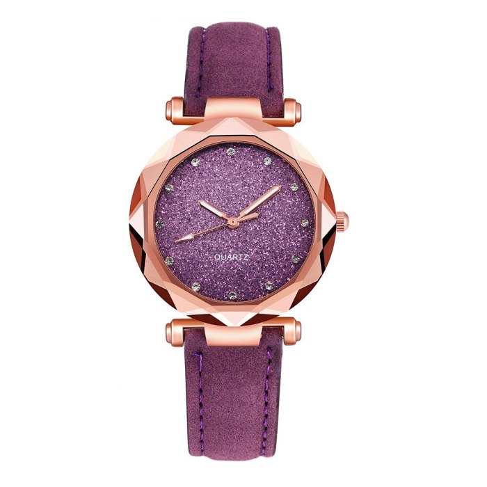 2020 New Ladies fashion Korean Rhinestone Rose Gold Quartz Watch Female Belt Watch montre femme часы женские zegarki damskie