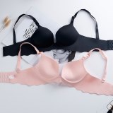 Seamless Bras for Women Push Up Wire Free Adjustable Sexy Bra Straps Bright Summer Lingerie Bras Solid Breathable Underwear