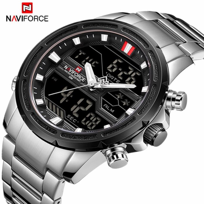 New Mens Watch Analog Luxury Fashion Sport Waterproof Quartz Wrist Watch All-Steel Male Watches Clock