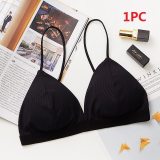 GUMPRUN Seamless Soft Bras for Women Thin Strap Wireless Push Up Bra Backless Comfort Underwear Bralette Sexy Lingerie