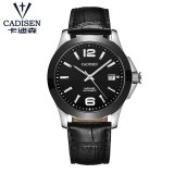 Watches Mens Automatic Mechanical Watch Wrist Japanese Movement Classic Black Leather Ceramic Wristwatch Man