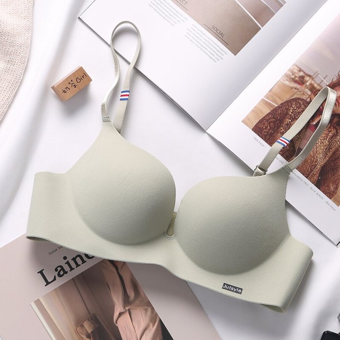 FINETOO Women Bra Soft Wireless Bras Women Sexy Lingerie Fashion Adjusted Seamless Bralette Female A B Cup Push Up Bra Underwear
