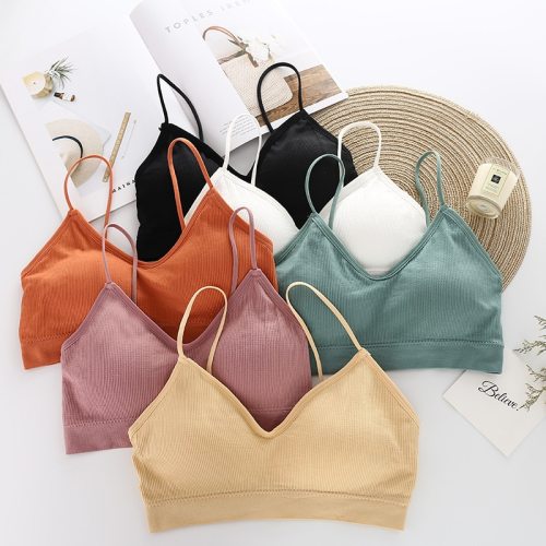 SP&CITY Simple Vogue Sporty Invisible Push Up Bra Solid Top Sexy Seamless Bralette Chest Tops Wire Free Brassiere Women Lingerie