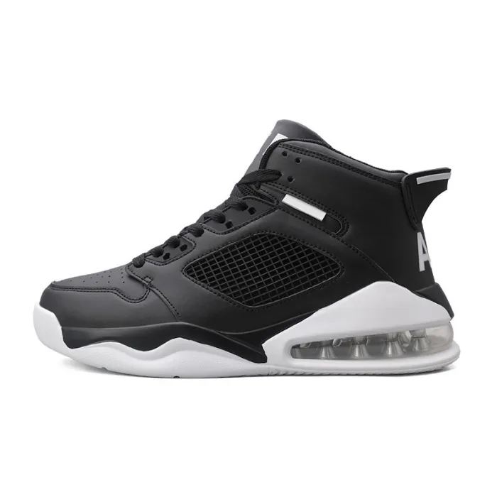 2019 New Men Basketball Shoes Air Cushion Shockproof Basketball Shoes Outdoor Five People Against Sports Shoes