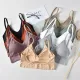 Gym Fitness Yoga Running Bras Female Girls Pad Sportswear Tank Tops Sports Push Up Bras Sexy Women High Impact Tops Hot Sale