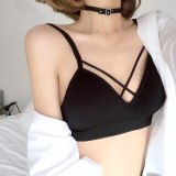 BEFORW New Solid Color One-Piece Bra Hollow Out Push Up Bra Wire Free Seamless Underwear Women  Slim Fit Cozy Bras For Women
