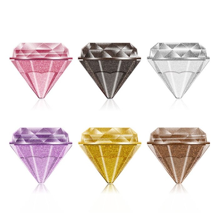 ELECOOL High Quality Liquid Eye Shadow Glitter Glitter Green Metal Radiant Purple Gold Metal Female Cosmetics TSLM1