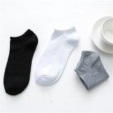 2020 New 10 Pairs Women Socks Breathable Ankle Socks Solid Color Short Socks Comfortable White Black Cotton Low Cut Socks