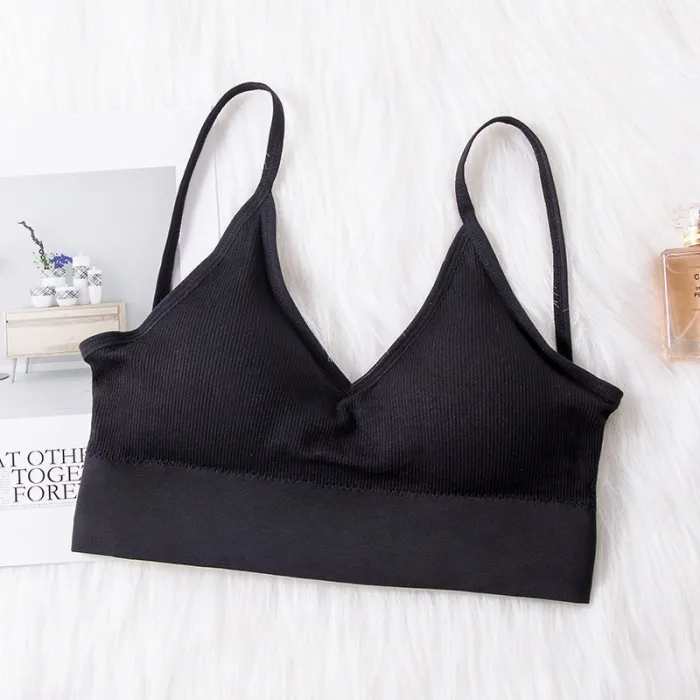 Jerrinut Sexy Bra Underwear Bas For Women Bralette Seamless Padded Bra Lingerie Cotton Wireless Fitness Tops Brassiere Bra
