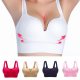 CINOON Bras For Women Underwear Sexy Lingerie Solid Bra Seamless Push Up Cotton Tops Bralette Brassiere Wireless Sports Vest