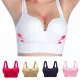 CINOON Bras For Women Underwear Sexy Lingerie Solid Bra Seamless Push Up Cotton Tops Bralette Brassiere Wireless Sports Vest