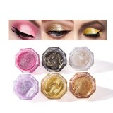 ELECOOL High Quality Liquid Eye Shadow Glitter Glitter Green Metal Radiant Purple Gold Metal Female Cosmetics TSLM1
