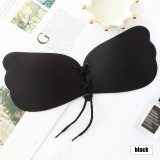 DeRuiLaDy Seamless Wireless Self Adhesive Stick On Bras Strapless Push Up Bras For Women Sexy Lingerie Invisible Silicone Bra