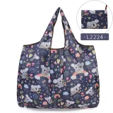 Reusable Shopping Bags Foldable Large Size Shopping Bags Totes Heavy Duty Washable Cloth Grocery Bags Eco-Friendly Ripstop