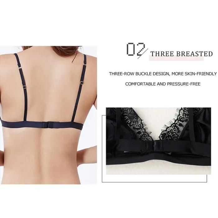 Sexy Floral Lace Bra For Women Adjusted Straps Female Lingerie Comfortable breathable Soft Bralette Thin Seamless underwear bras