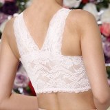 Plus Large Big Size Lace Bras for Women's Bralette bh Underwear Sexy Lingerie Super Push up Brassiere Girl Minimizer Deep V