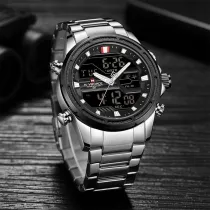 New Mens Watch Analog Luxury Fashion Sport Waterproof Quartz Wrist Watch All-Steel Male Watches Clock