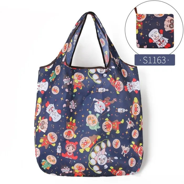 Folding Shopping Bag Eco Friendly Ladies Gift Foldable Reusable Tote Bag Portable Travel Shoulder Bag Small Size