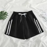 Women Shorts Summer Casual Solid Drawstring shorts high waist loose shorts for girls Soft Cool female short M-2XL