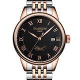 2020 business  Masculino Automatic Mechanical Men Watches Waterproof Calendar Moon Leather Wristwatch
