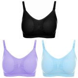 3Pcs/lot Nursing Bra Maternity Breastfeeding Bra Prevent Sagging for Pregnant Women Underwear  Breast Feeding Bra