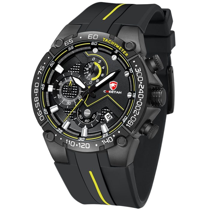 New Mens Watches CHEETAH Top Luxury Brand Chronograph Waterproof Quartz Watch for Men Date Sports Clock Male