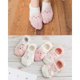 5Pairs  Arrivl Women Socks funny Fruits Cute Happy Silicone Slip Invisible Cotton Sock 35-40